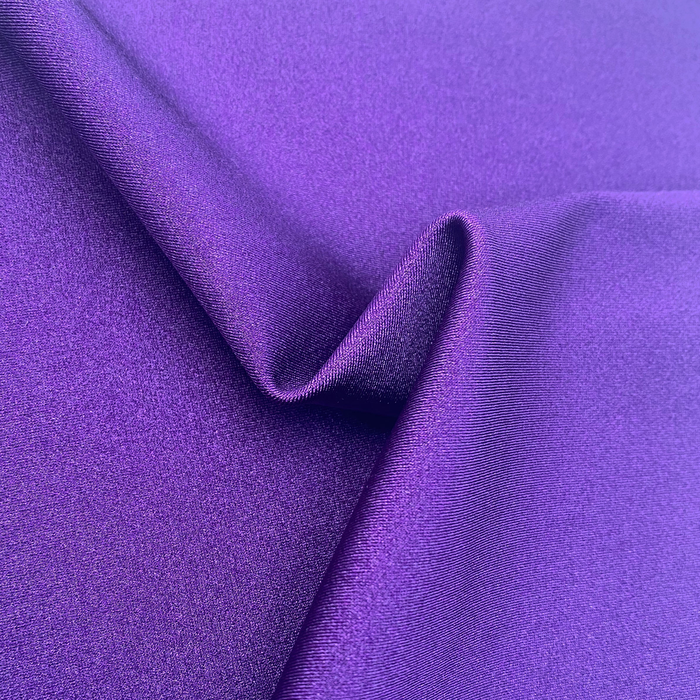 73%-Nylon 27%-Spandex Weight-243 Gsm Lapad-156cm PURPLE SHINY FABRIC