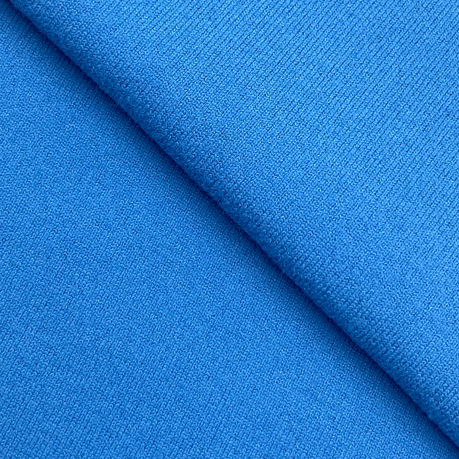 85% POLYESTER 15% SPANDEX ROYAL BLUE SINGLE JERSEY FABRIC