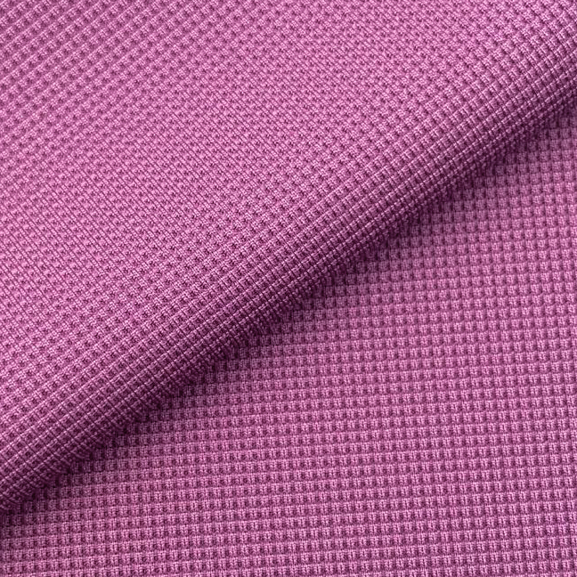 79%-Nylon 21%-Spandex Weight-220gsm Lapad-170cm PURPLE WAFFLE FABRIC