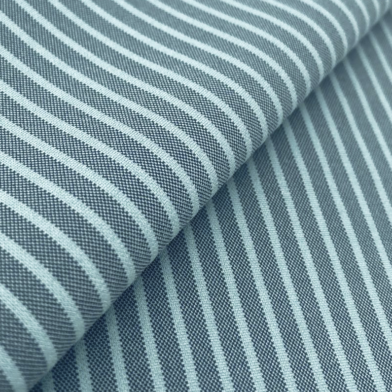 BLUE AT WHITE STRIPE QUICK DRY FABRIC