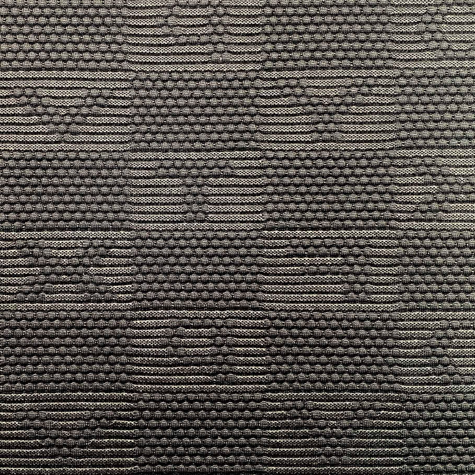 BLACK LETTER JACQUARD FABRIC 