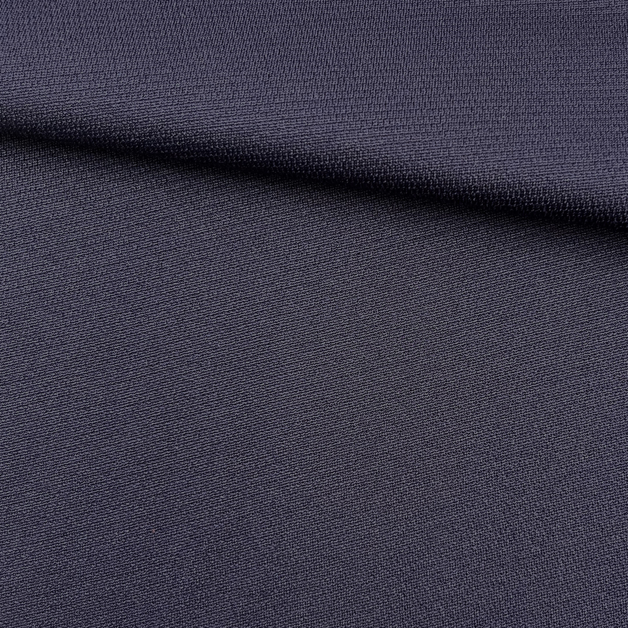 100% Polyester BLUE SINGLE JERSEY FABRIC
